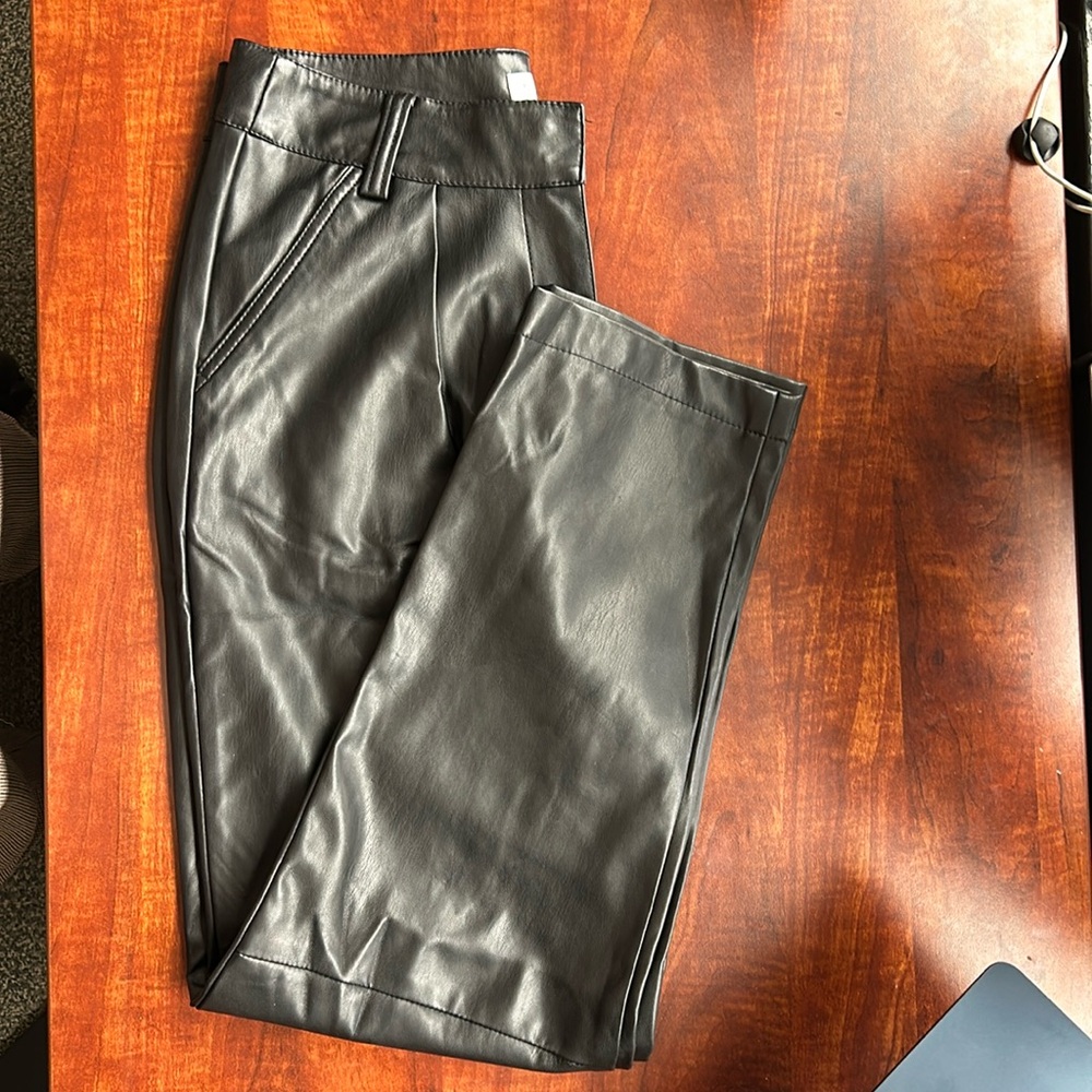 Top shop vegan leather pants